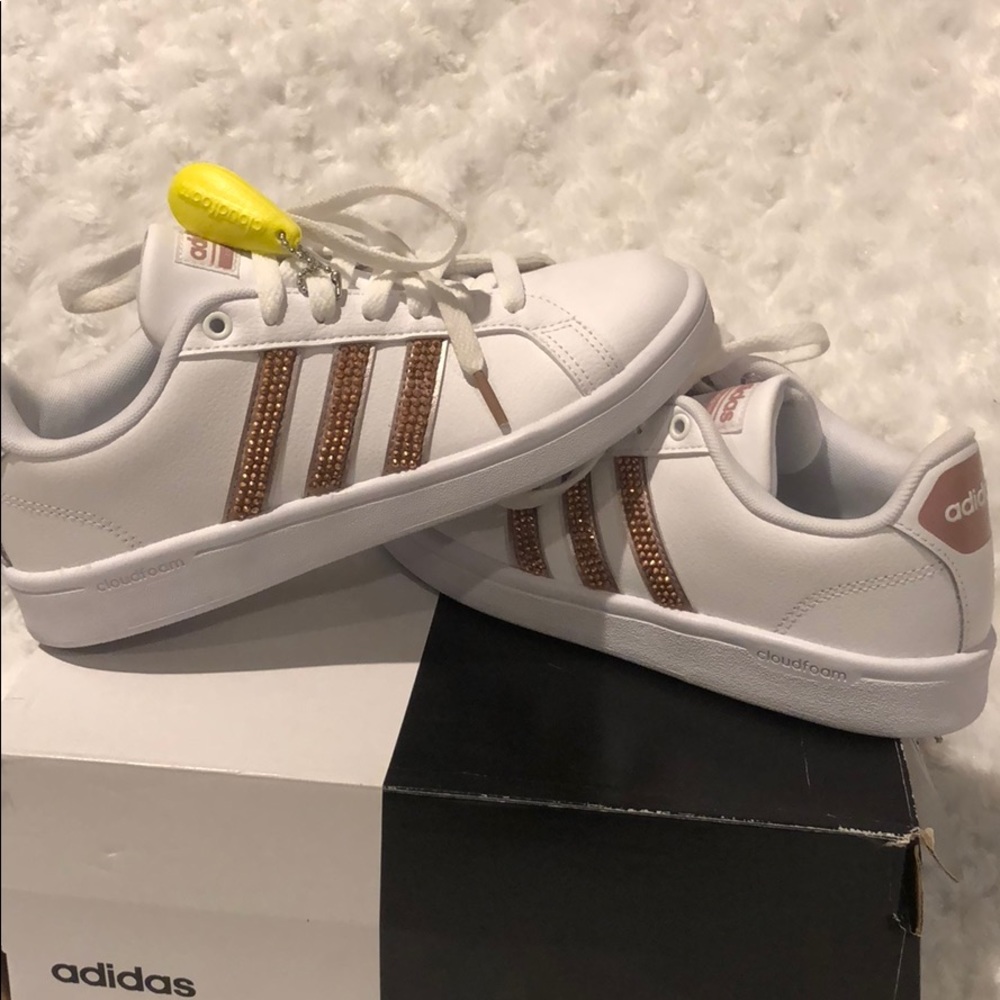 Adidas with Swarovski rose gold